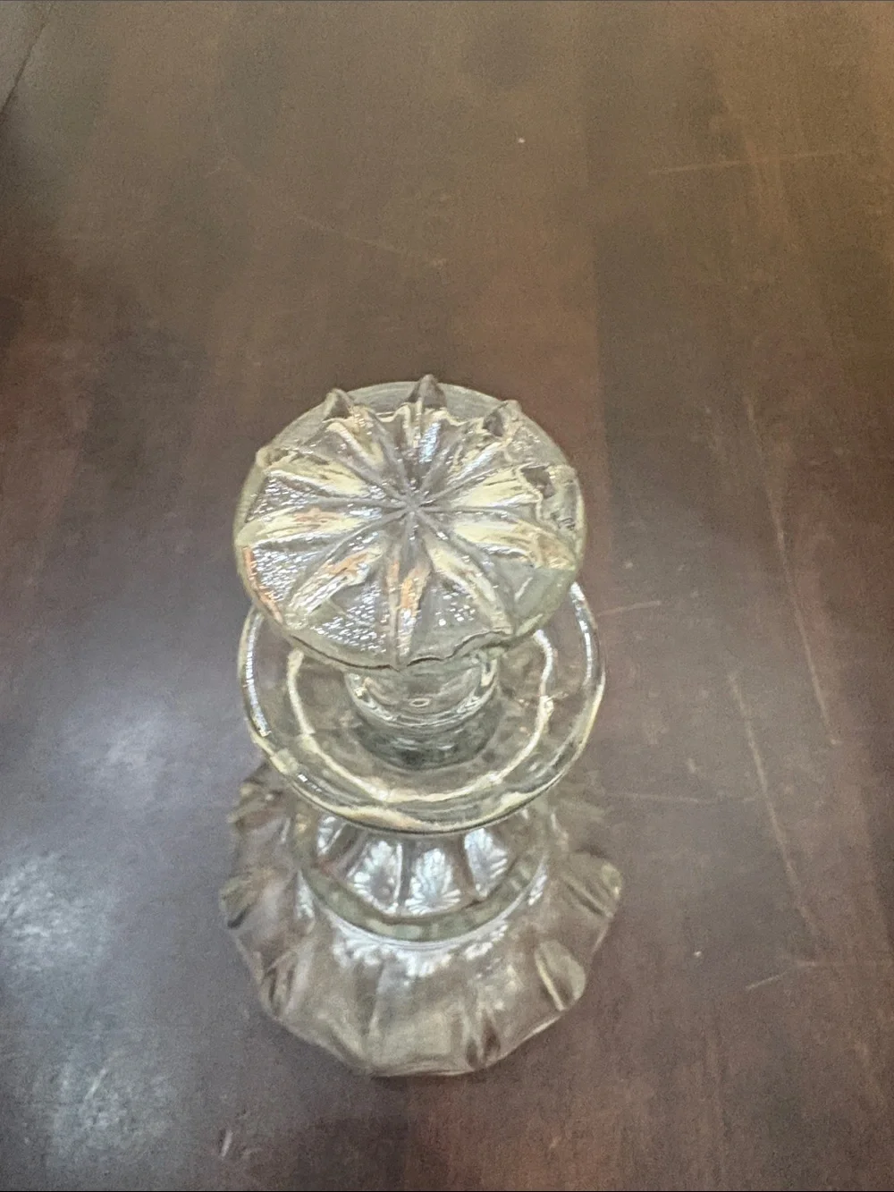 Tabletop Oil / Vinegar Cruet Bottle with matching stopper